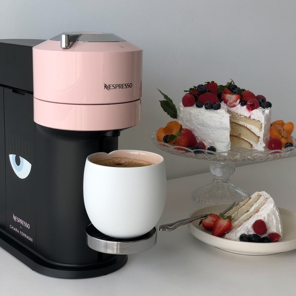 Nespresso x Chiara Ferragni Pink Vertuo Coffee Machine - Picture 2 of 3